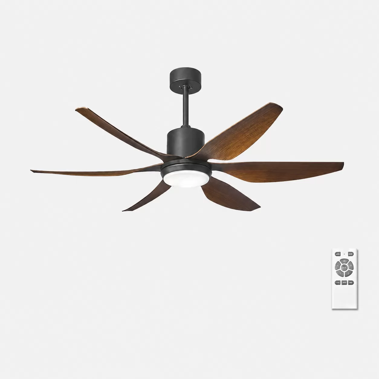 Đ&egrave;n trần quạt trần 6 c&aacute;nh-66 inch